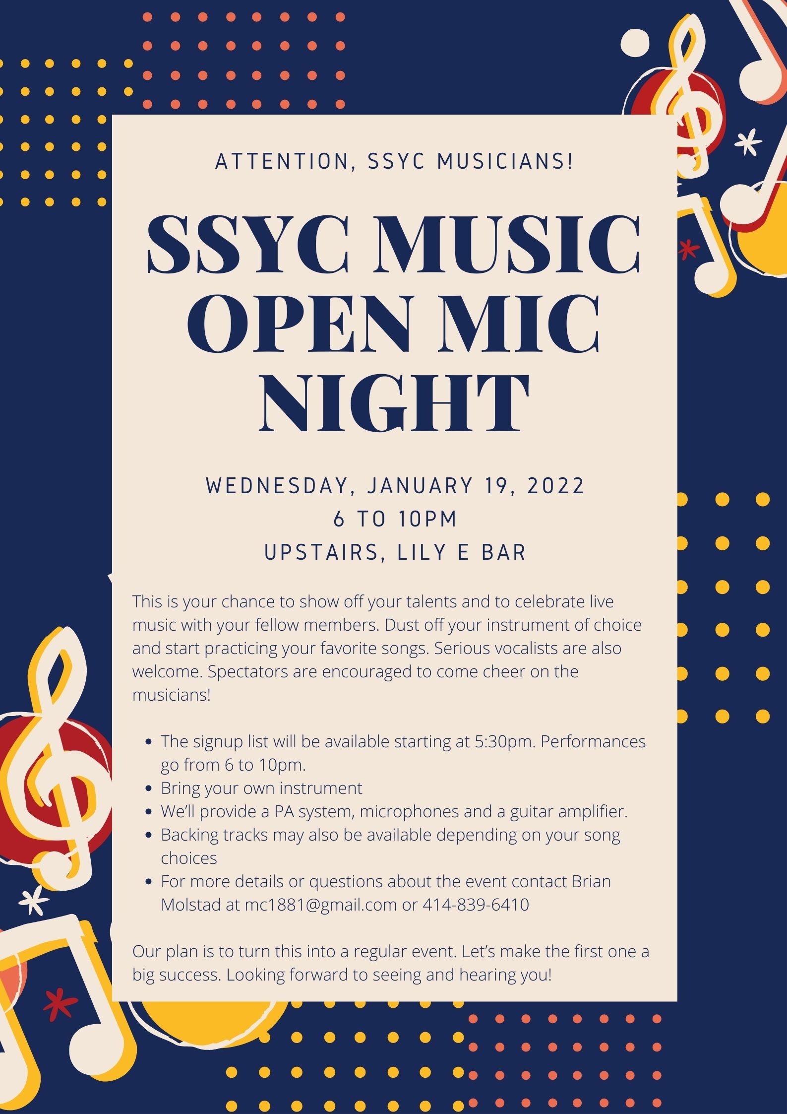 open mic night